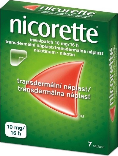 NICORETTE INVISIPATCH 10MG/16H transdermální náplasti 7 II