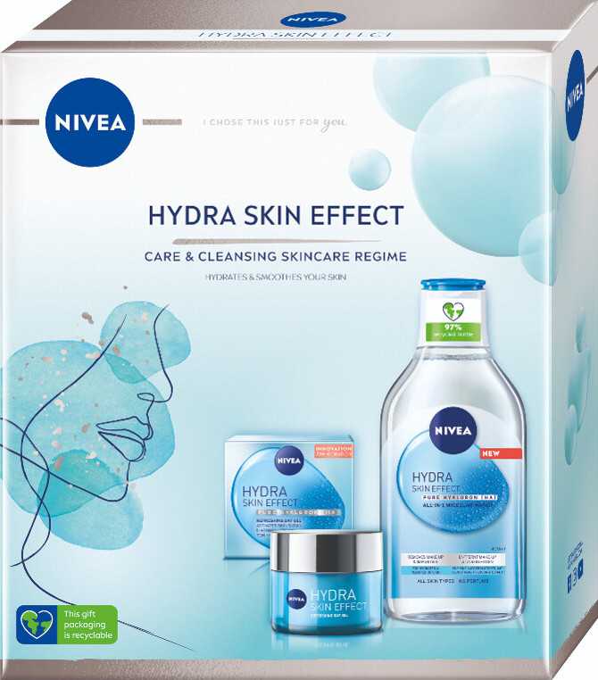 Nivea Box Hydra Skin Effect Set dárkové balení