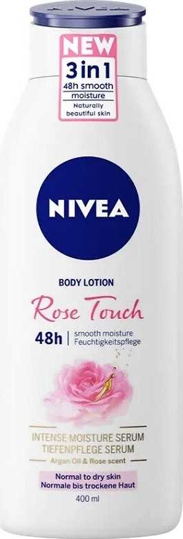 NIVEA Rose Touch tělové mléko 400ml 93700