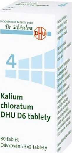 No.4 Kalium chloratum DHU D6 80 tablet