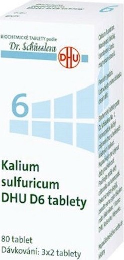 No.6 Kalium sulfuricum DHU D6 80 tablet