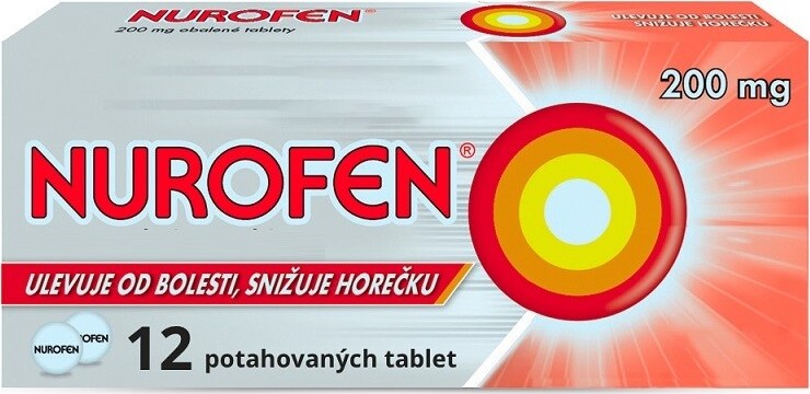 NUROFEN 200MG obalené tablety 12 I