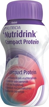 NUTRIDRINK COMPACT PROTEIN S PŘÍCHUTÍ CHLADIVÉHO ČERVENÉHO OVOCE perorální roztok 4X125ML