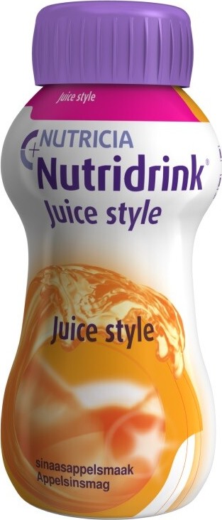 NUTRIDRINK JUICE STYLE S PŘÍCHUTÍ POMERANČOVOU perorální roztok 4X200ML