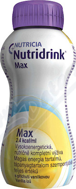 NUTRIDRINK MAX S PŘÍCHUTÍ VANILKOVOU perorální roztok 4X300ML