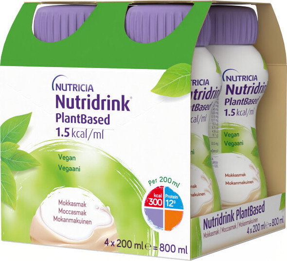 Nutridrink PlantBased s příchutí kávy 4x200ml