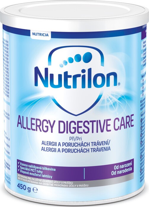 NUTRILON 1 ALLERGY DIGESTIVE CARE perorální roztok 1X450G