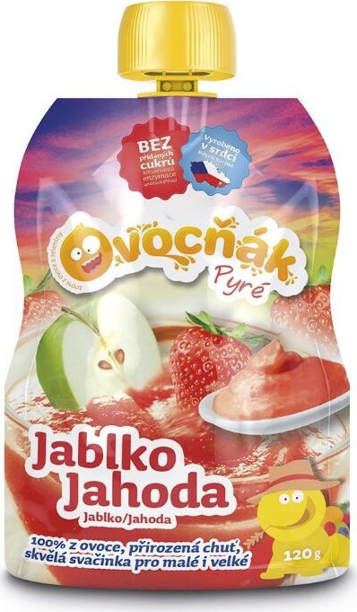 Ovocňák pyré Jablko-Jahoda 120g