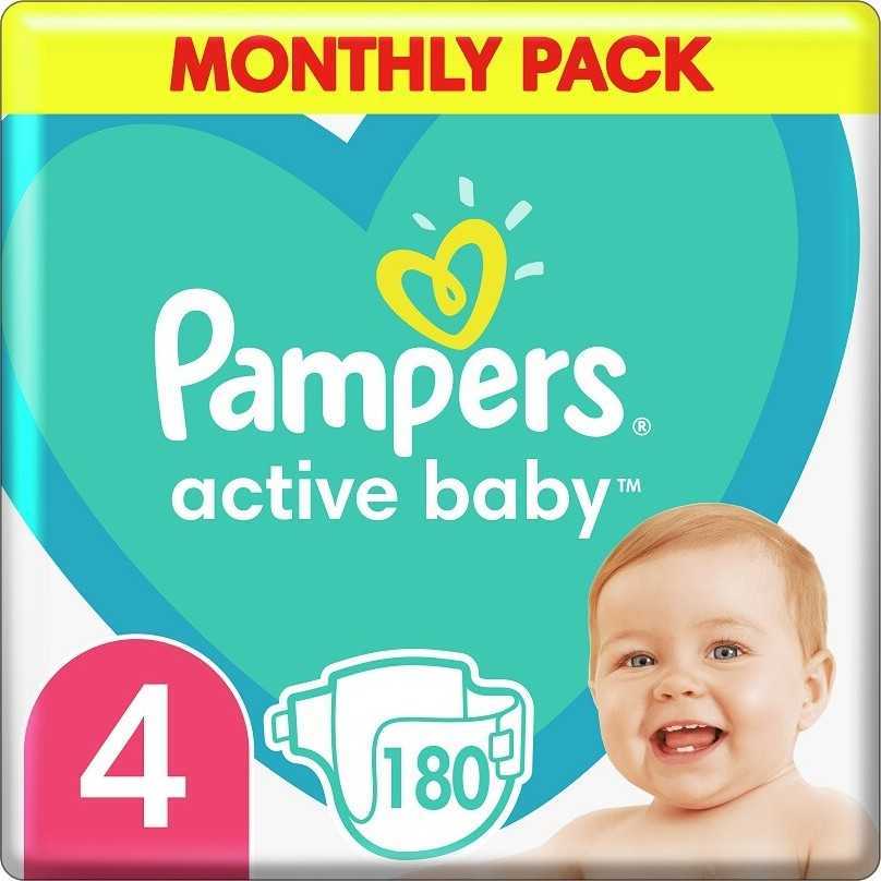 Pampers Active Baby Pleny 4 Maxi 8-14kg 180 ks