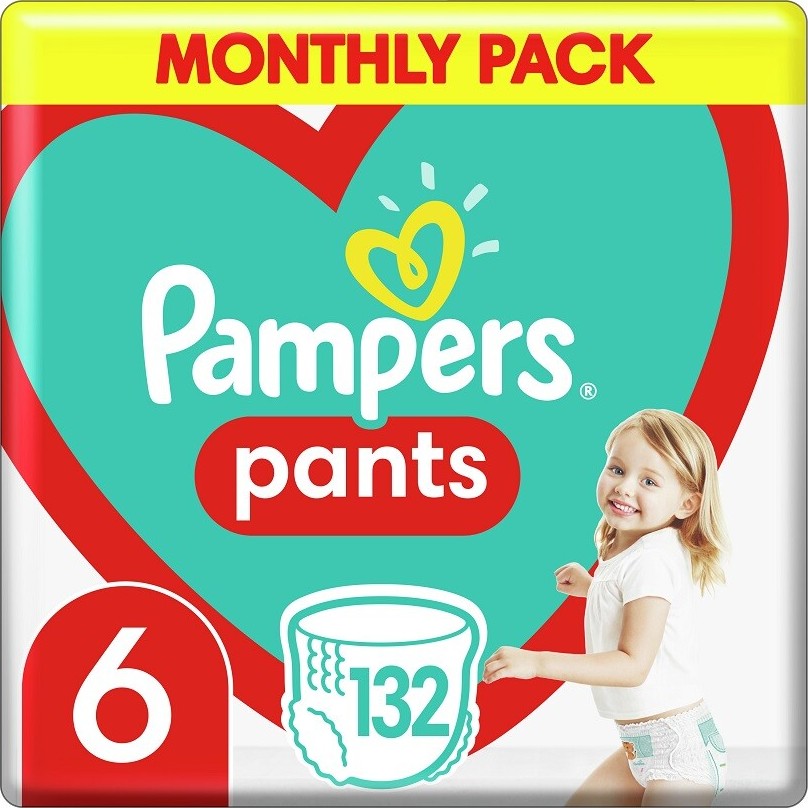 Pampers kalhotkové plenky Monthly Box S6 132ks