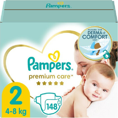 Pampers Premium Care plenky velikost 2 148ks