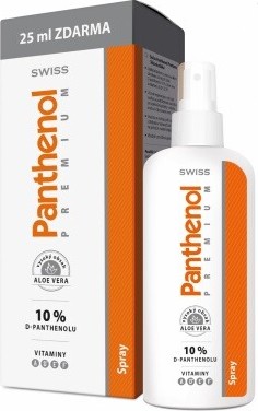 Panthenol 10% Swiss PREMIUM spray 150+25ml Zdarma