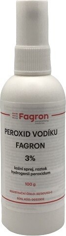 PEROXID VODÍKU FAGRON 3% kožní podání sprej