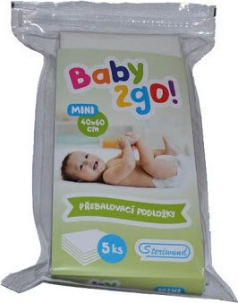 Přebal.podložka Baby2go! 40x60cm/5ks Steriwund