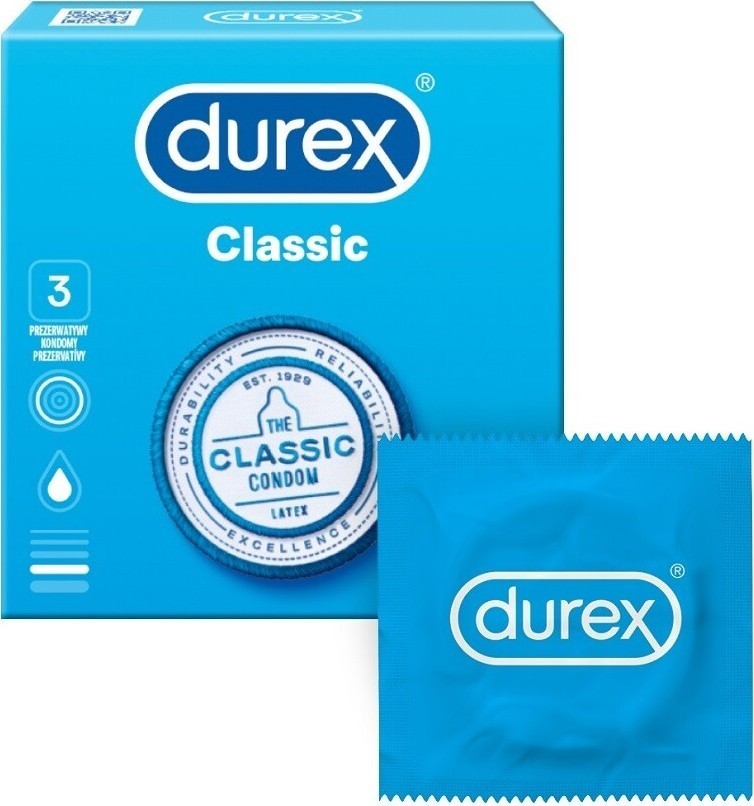 Prezervativ DUREX Classic 3ks