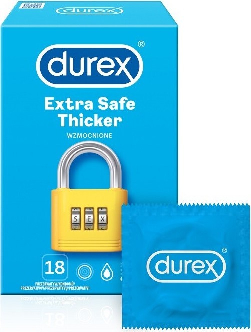 Prezervativ DUREX Extra Safe 18ks