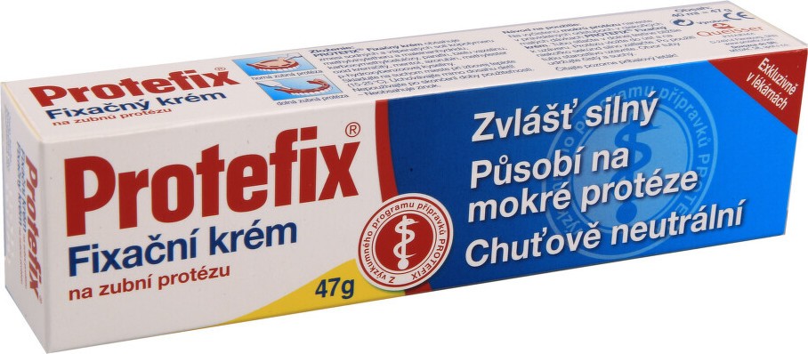 Protefix Fixační krém na zub.protézu 47g