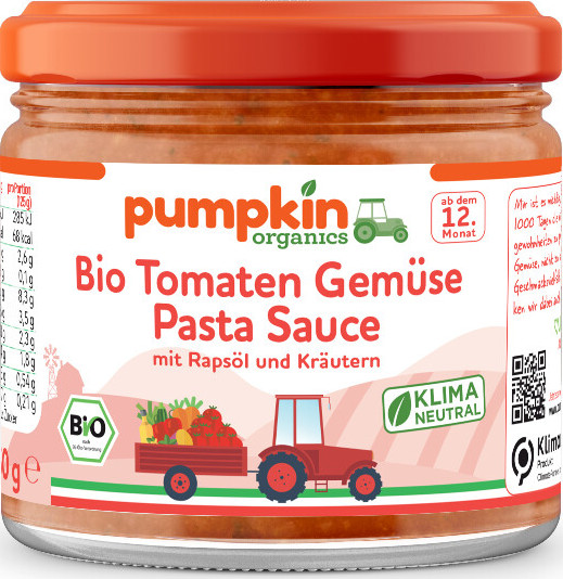 Pumpkin Rajčatová omáčka na těstoviny BIO 250g