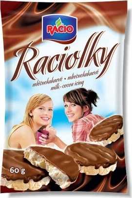 RACIOLKY mléčnokakaové 60g