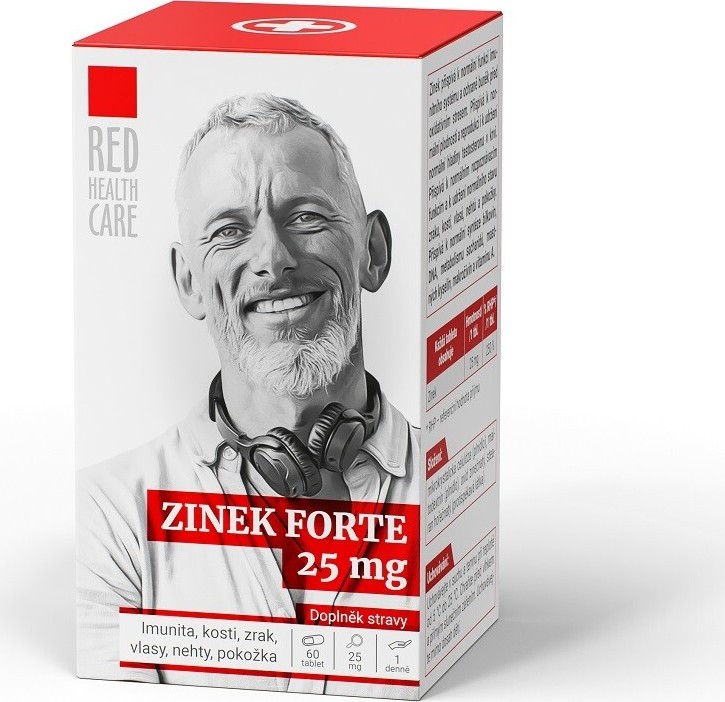 RED HEALTH CARE Zinek Forte 25mg tbl.60