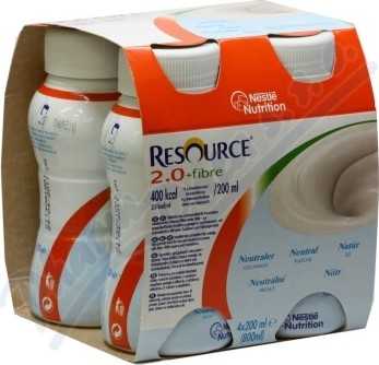 RESOURCE 2.0 FIBRE NEUTRÁLNÍ PŘÍCHUŤ perorální roztok 4X200ML