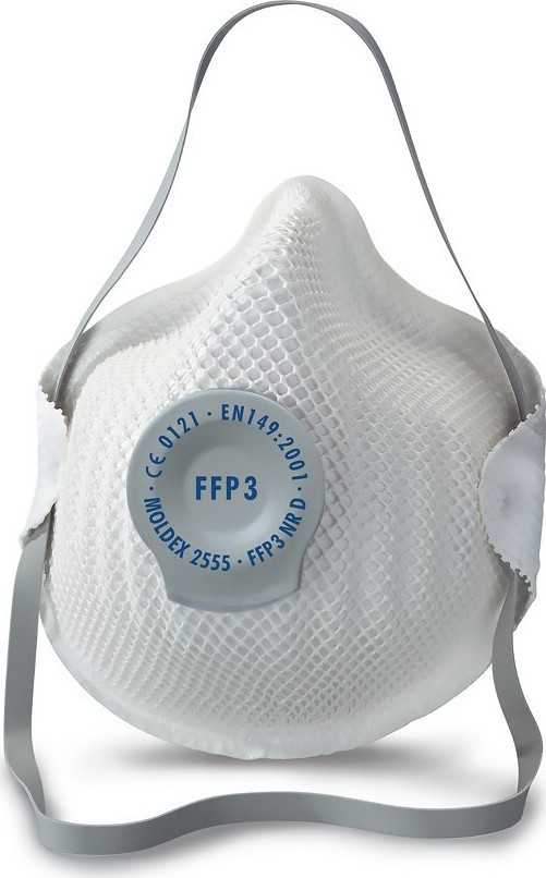 Respirátor MOLDEX 2555 FFP3 NR D 4 ks