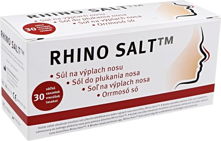 Rhino Salt sůl na výplach nosu sáčky 30x2.7g