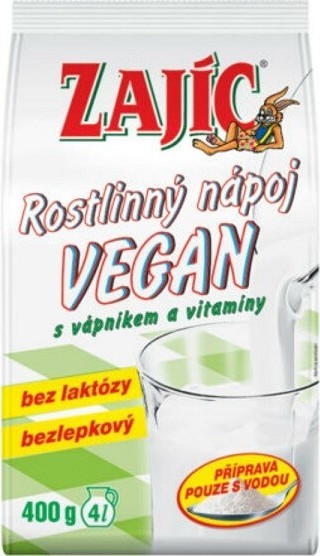 Rostlinný nápoj Zajíc Vegan 400g sáček