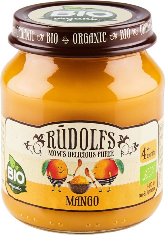 Rudolfs BIO Příkrm Mango 120g