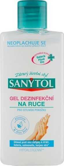 Sanytol dezinfekční gel na ruce citlivá pokož.75ml