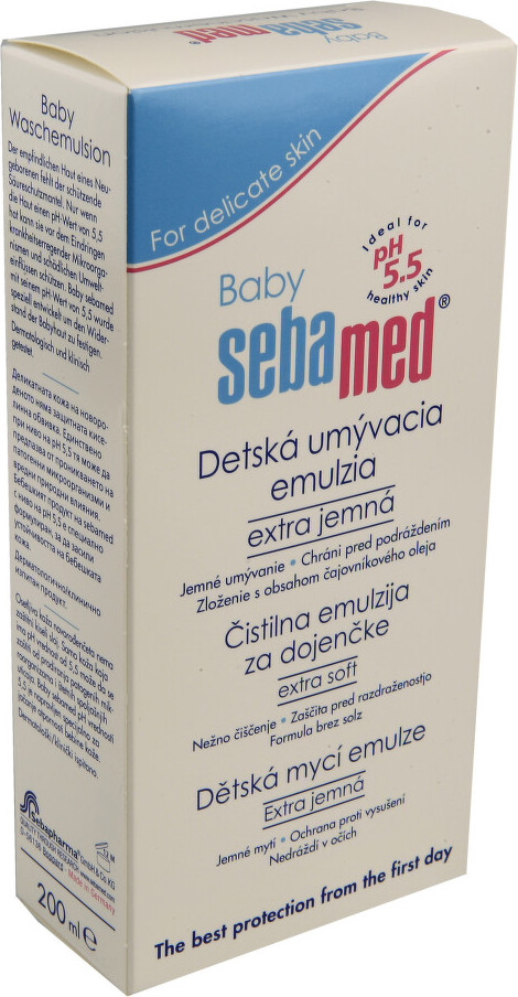 SEBAMED Dětská mycí emulze extra jemná 200ml