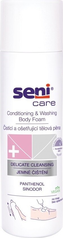 Seni Care Čisticí a ošetřující tělová pěna 250ml