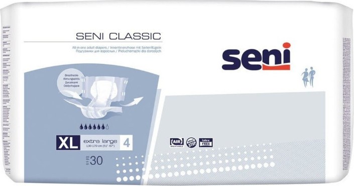 SENI CLASSIC EXTRA LARGE KALHOTKY ABSORPČNÍ PRODYŠNÉ DENNÍ