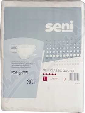 SENI CLASSIC QUATRO LARGE KALHOTKY ABSORPČNÍ PRODYŠNÉ NOČNÍ BOKY 100-150CM