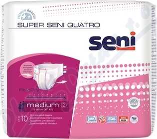 SENI SUPER QUATRO MEDIUM KALHOTKY ABSORPČNÍ PRODYŠNÉ EXTRA SAVÉ