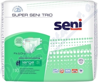 SENI SUPER TRIO EXTRA LARGE KALHOTKY ABSORPČNÍ PRODYŠNÉ VYSOKÁ SAVOST