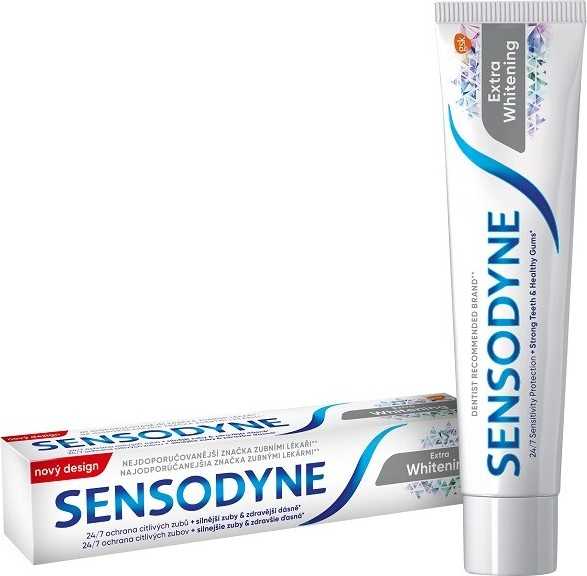 Sensodyne Extra Whitening zubní pasta 75 ml - balení 2 ks