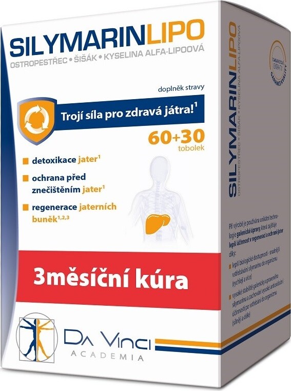 SILYMARIN LIPO Da Vinci Academia 60+30 tobolek