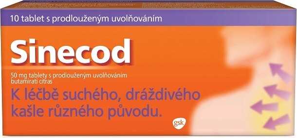 SINECOD 50MG tablety s prodlouženým uvolňováním 10