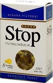 Stopfiltr Filtr - nástavec na cigarety 120 ks