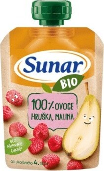 Sunar BIO kapsička Hruška malina 100g