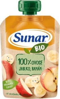 Sunar BIO kapsička Jablko banán 100g