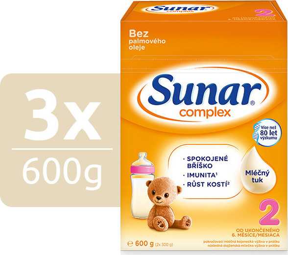 Sunar Complex 2 600g - balení 3 ks