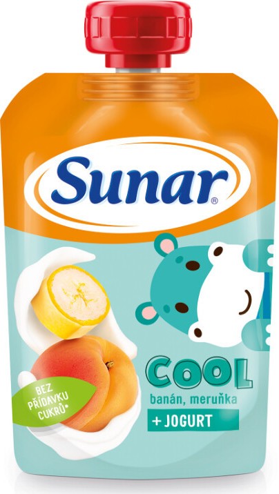 Sunar Cool banán meruňka jogurt 110g