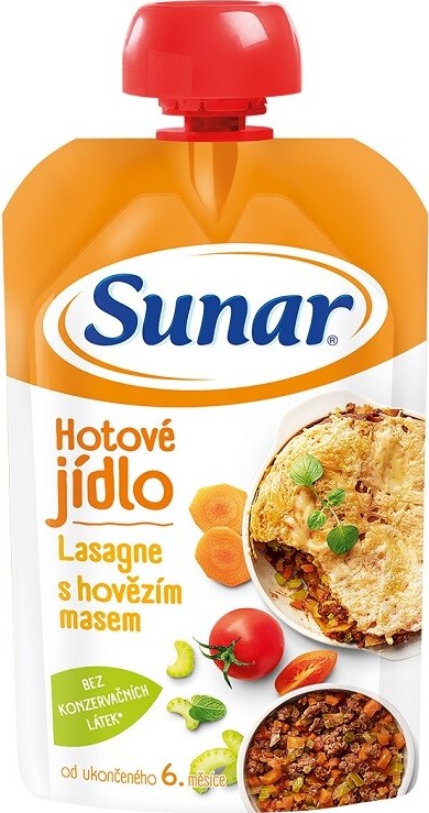 Sunar lasagne s hovězím masem 120g