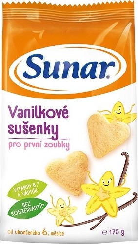 Sunar vanilkové sušenky 175g