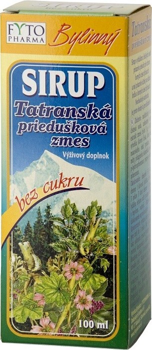 Tatranská průduš.směs Bylin.sirup bez cukru 100ml