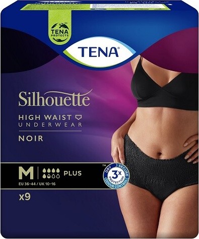 TENA LADY PANTS NOIR MEDIUM