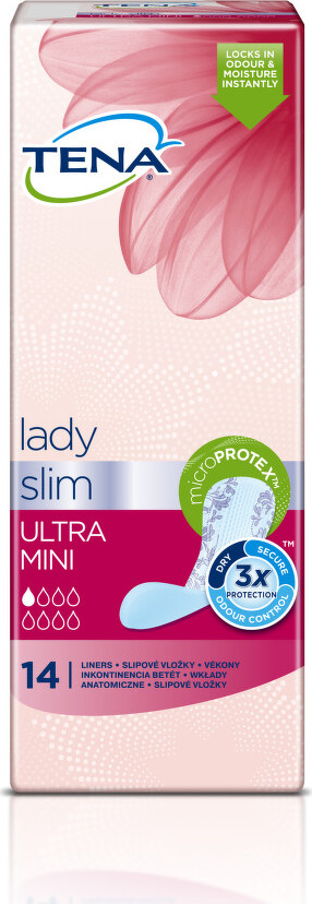 TENA Lady Ultra Mini - Inkontinenční vložky (14 ks)