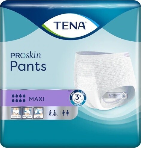 TENA PANTS MAXI MEDIUM PROSKIN KALHOTKY ABSORPČNÍ NATAHOVACÍ